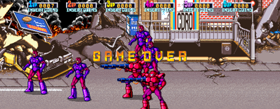 X-Men - Screenshot - Game Over Image