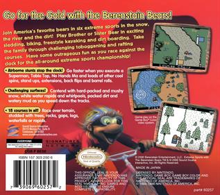Extreme Sports with the Berenstain Bears - Box - Back Image