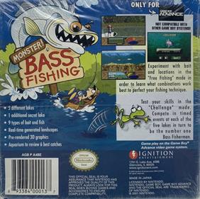 Monster! Bass Fishing - Box - Back Image