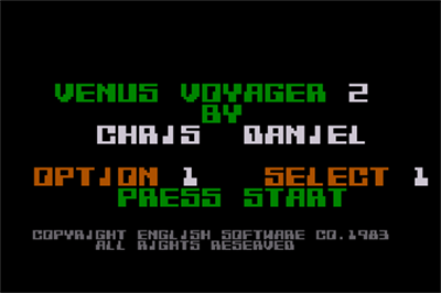 Venus Voyager 2 - Screenshot - Game Title Image