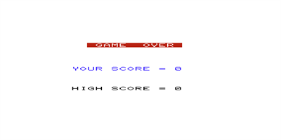 Bonzo - Screenshot - Game Over Image