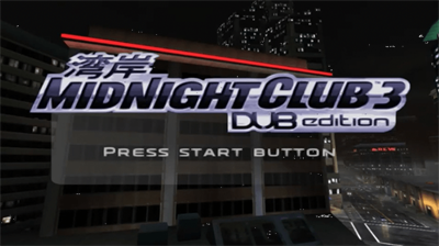 Midnight Club 3: DUB Edition - Screenshot - Game Title Image