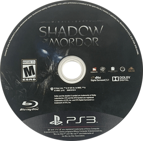 Middle-Earth: Shadow of Mordor - Disc Image