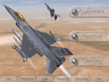 IF-16 Fighting Falcon - Screenshot - Game Title Image