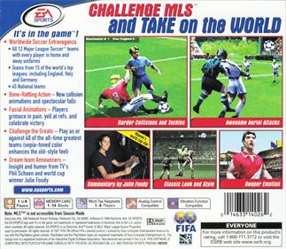 FIFA 2000: Major League Soccer - Box - Back Image