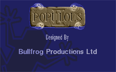 Populous II: Trials of the Olympian Gods - Screenshot - Game Title Image