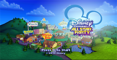 Disney Channel: All Star Party  - Screenshot - Game Title Image