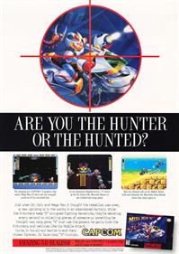 Mega Man X2 - Advertisement Flyer - Front Image
