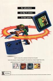 The Legend of Zelda: Oracle of Ages - Advertisement Flyer - Front Image