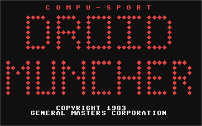 Droid Muncher - Screenshot - Game Title Image