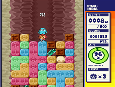 Mr. Driller G - Screenshot - Gameplay Image