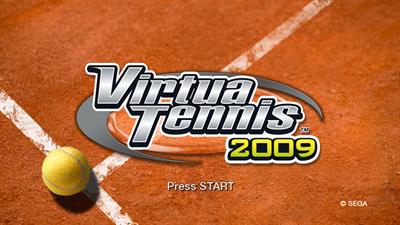 Virtua Tennis 2009 - Screenshot - Game Title Image