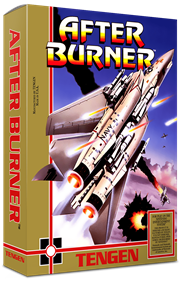 After Burner (Tengen) - Box - 3D Image