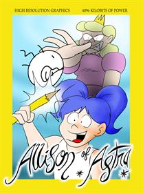 Allison of Astra: Allison's Scribble Quest - Advertisement Flyer - Front Image