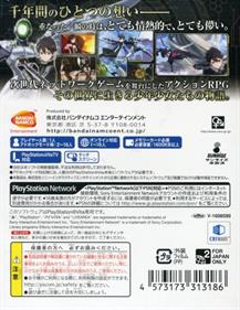 Accel World vs. Sword Art Online - Box - Back Image