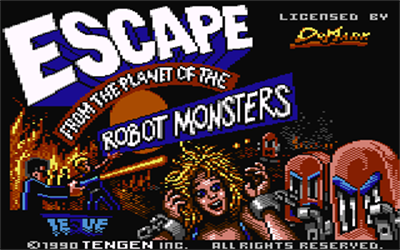 Escape from the Planet of the Robot Monsters - Screenshot - Game Title Image