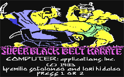 Super Black Belt Karate - Screenshot - Game Title Image