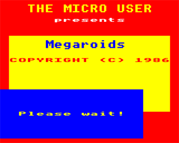 Megaroids - Screenshot - Game Title Image