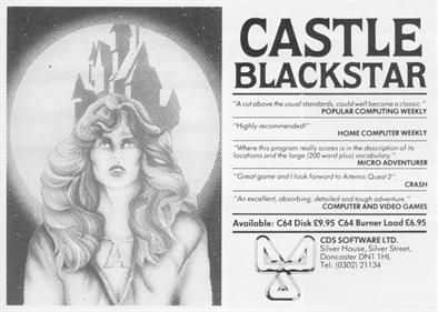 Castle Blackstar - Advertisement Flyer - Front Image