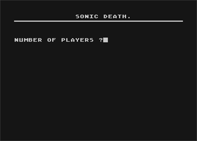 Sonic Death - Screenshot - Game Select Image