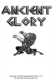 Ancient Glory - Box - Front Image