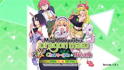 Miss Kobayashi's Dragon Maid: Burst Forth!! Choro-gon Breath - Screenshot - Game Title Image