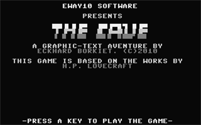 The Cave - Screenshot - Game Title Image