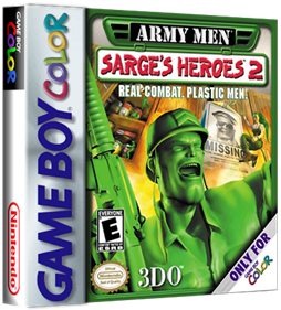Army Men: Sarge's Heroes 2 - Box - 3D Image
