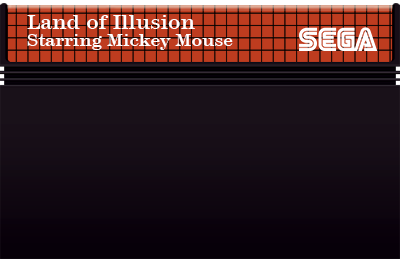 Land of Illusion Starring Mickey Mouse - Cart - Front Image