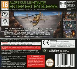 Call of Duty: Modern Warfare 3: Defiance - Box - Back Image