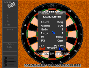 Darts 501 - Screenshot - Game Select Image