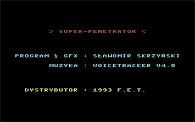 Super-Penetrator - Screenshot - Game Title Image