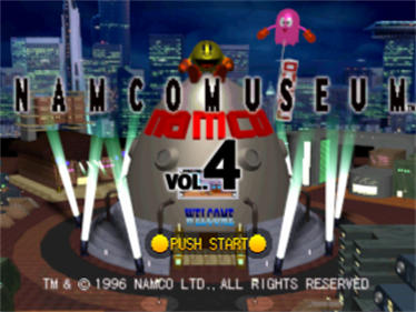 Namco Museum Vol. 4 - Screenshot - Game Title Image