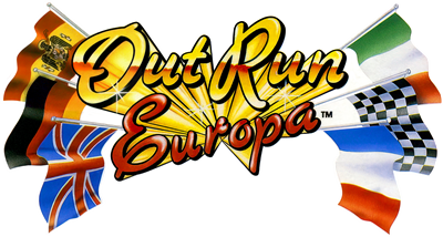 Out Run Europa - Clear Logo Image