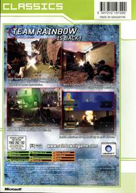 Tom Clancy's Rainbow Six 3: Black Arrow - Box - Back Image