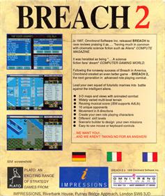 Breach 2 - Box - Back Image