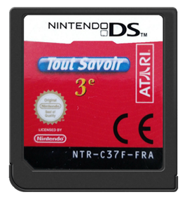 Tout Savoir 3e - Cart - Front Image