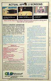 SAGA #1: Adventureland - Box - Back Image