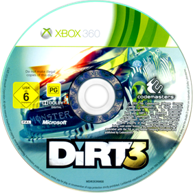 DiRT 3 - Disc Image