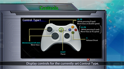 Arkanoid Live! - Arcade - Controls Information Image