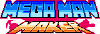 Mega Man Maker - Clear Logo Image