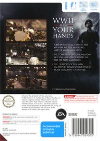 Medal of Honor: Heroes 2 - Box - Back Image