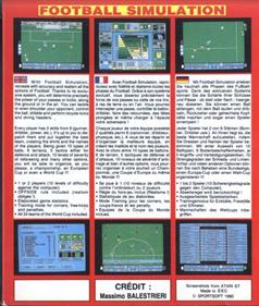 Football Simulation - Box - Back Image