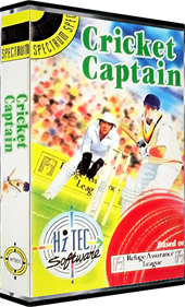 Cricket Captain (Hi-Tec Software) - Box - 3D Image