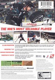 NHL 2K7 - Box - Back Image