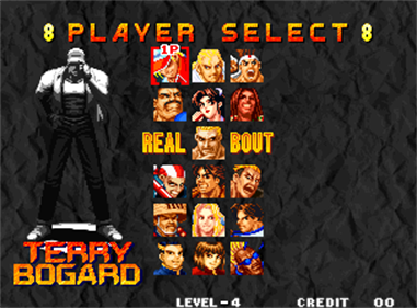 Real Bout Fatal Fury - Screenshot - Game Select Image