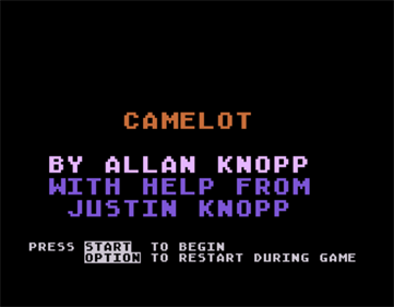 Camelot - Screenshot - Game Title Image