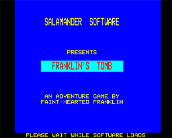 Franklin's Tomb - Screenshot - Game Title Image
