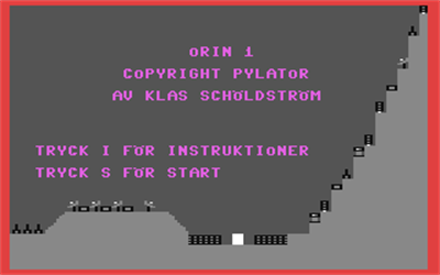 Orin 1 - Screenshot - Game Title Image