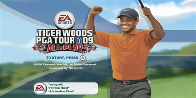 Tiger Woods PGA Tour 09 All Play - Screenshot - Game Title Image